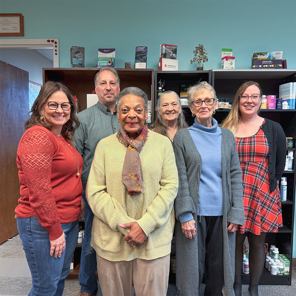 Dr. Janiece Andrews, board-certified psychiatrist in Camp Hill, PA, along with her team.